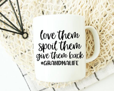 Download Love Them Grandma Svg Granny Svg Grammy Svg Grandmother Svg Coffee Mug Svg Dxf Eps Png Silhouette Cricut Digital File So Fontsy