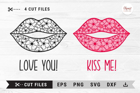 Download Love You Lips Svg And Kiss Me Svg Files Lips Svg Dxf Eps Png Cricut Silhouette So Fontsy