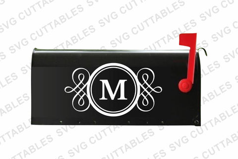 Download Mailbox Monogram Frames So Fontsy