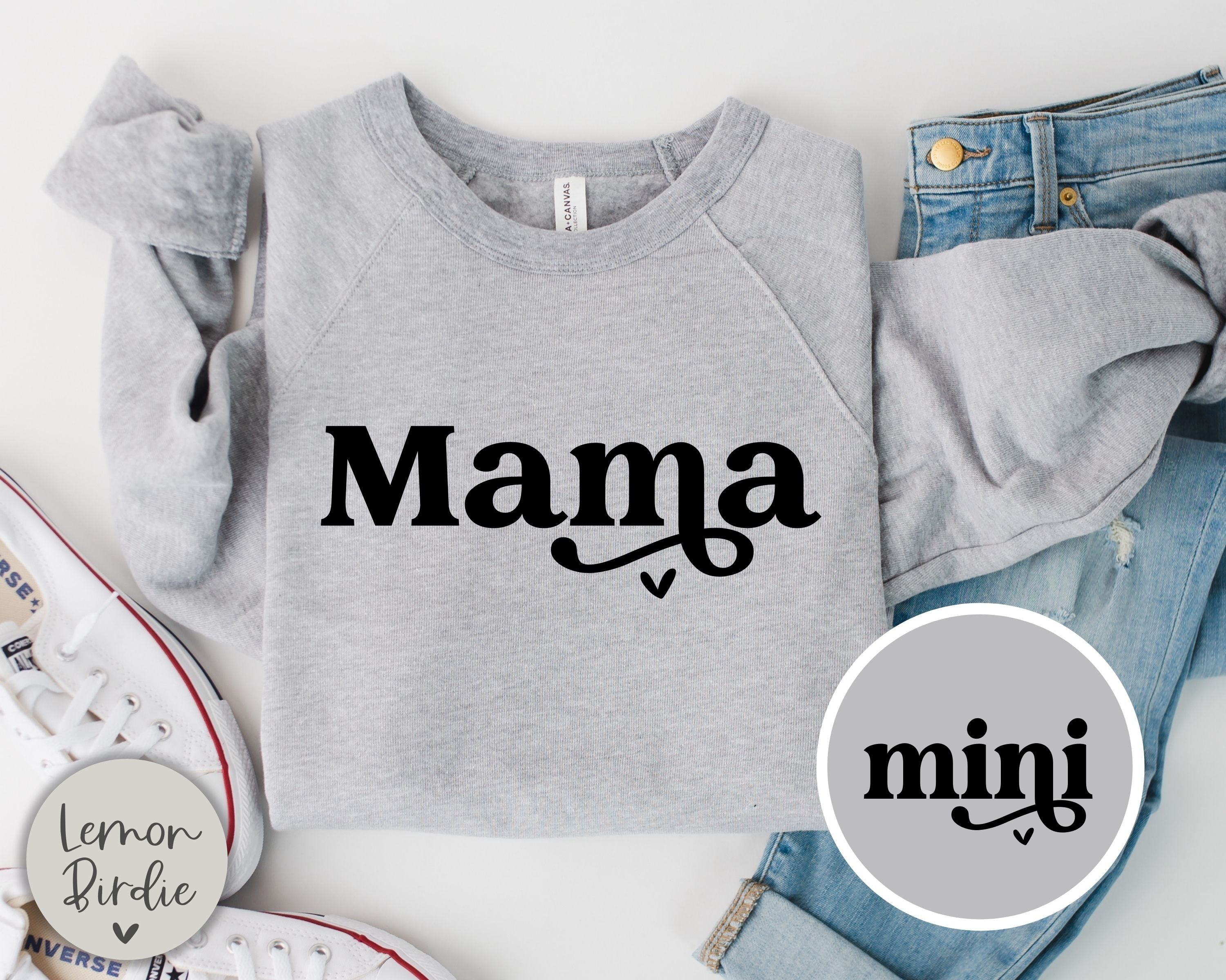 Mama & Mini SVG | Mom Svg | Mommy & Me Svg - So Fontsy