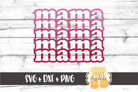 Download Mama Stacked Mom Svg Png Dxf Cut Files So Fontsy