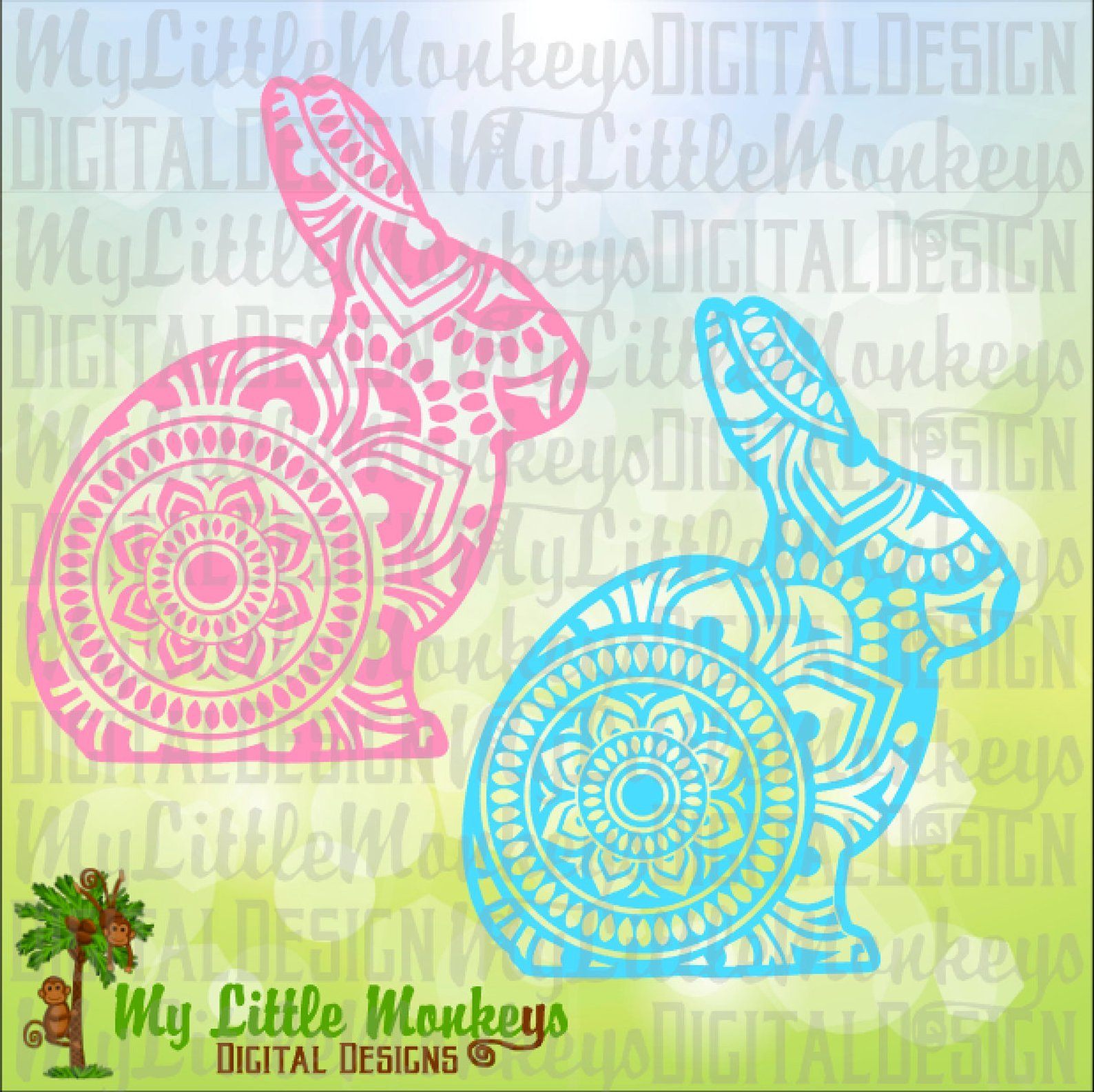 Download Mandala Bunny So Fontsy