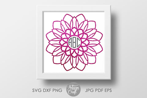 Download Mandala Monogram Svg Mandala Monogram Frame So Fontsy