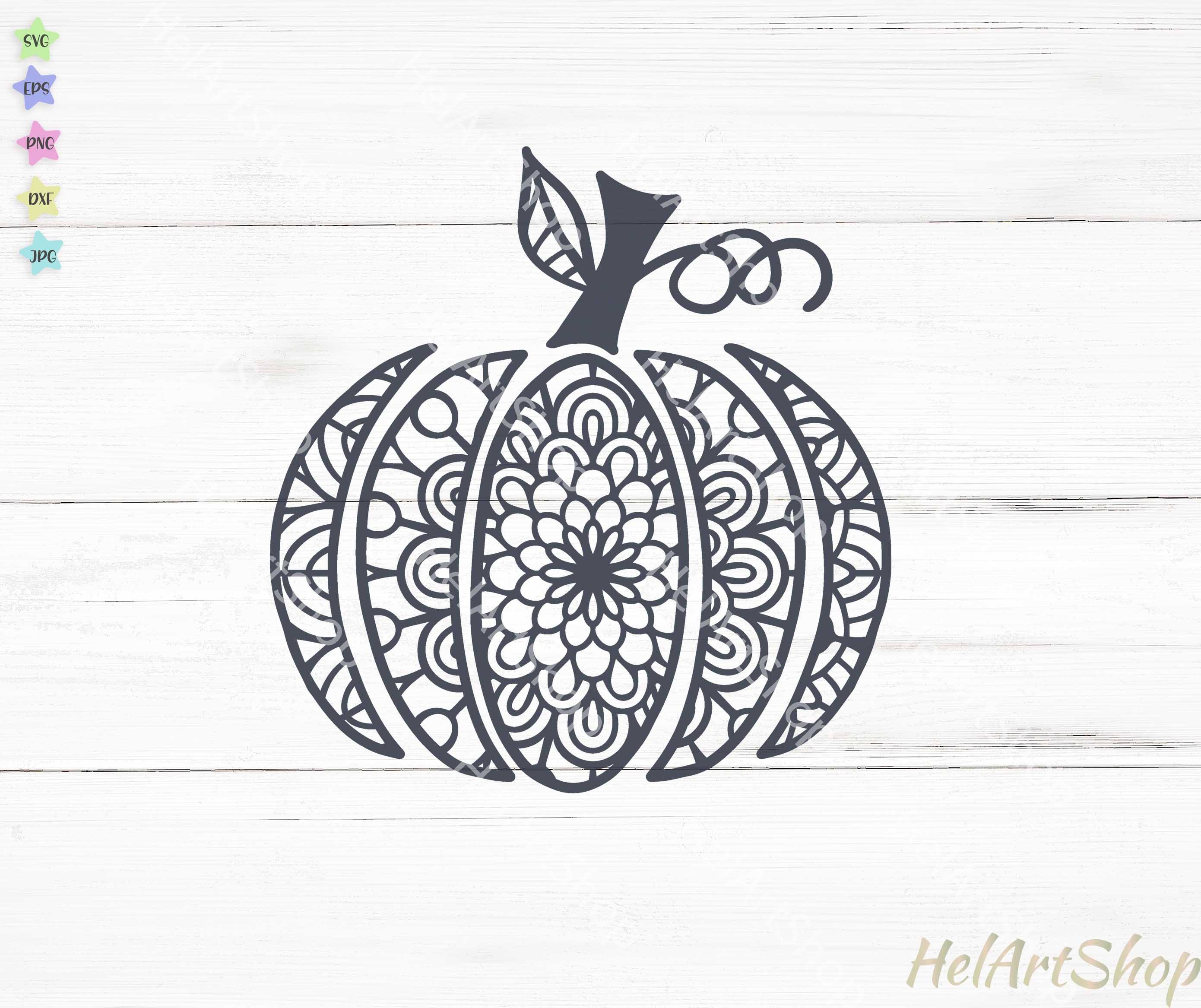 Download Mandala Pumpkin Svg So Fontsy