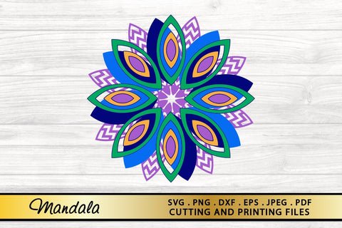 Download Mandala Svg Png Eps Dxf Flower Svg For Cutting And Printing So Fontsy