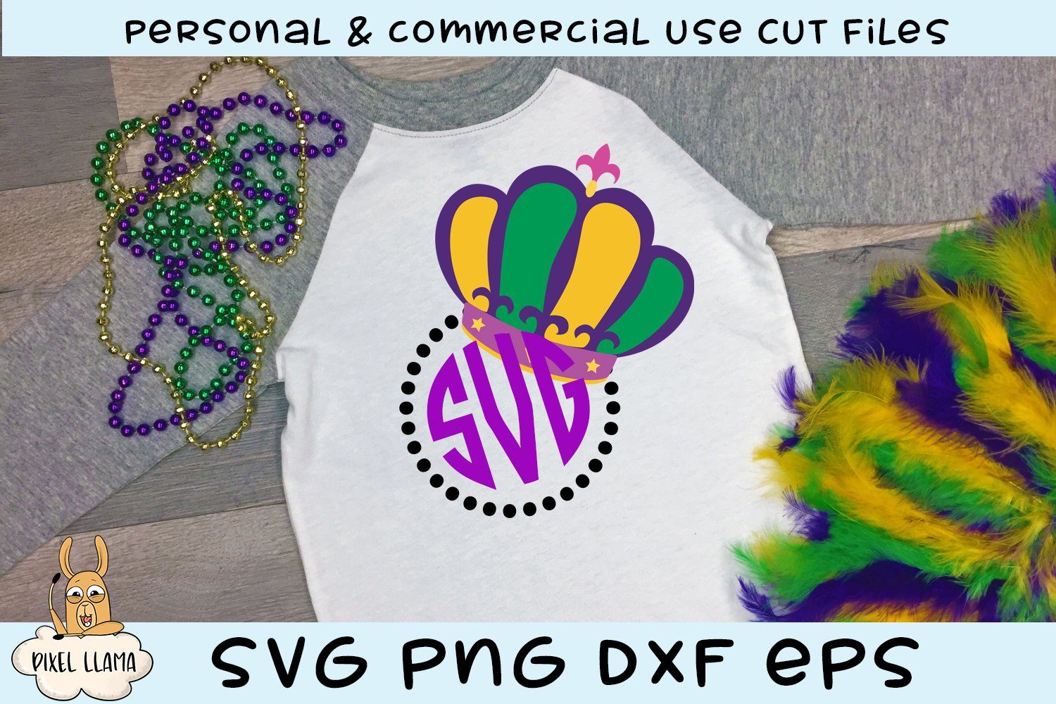 Download Mardi Gras Crown Monogram Svg Cut File So Fontsy