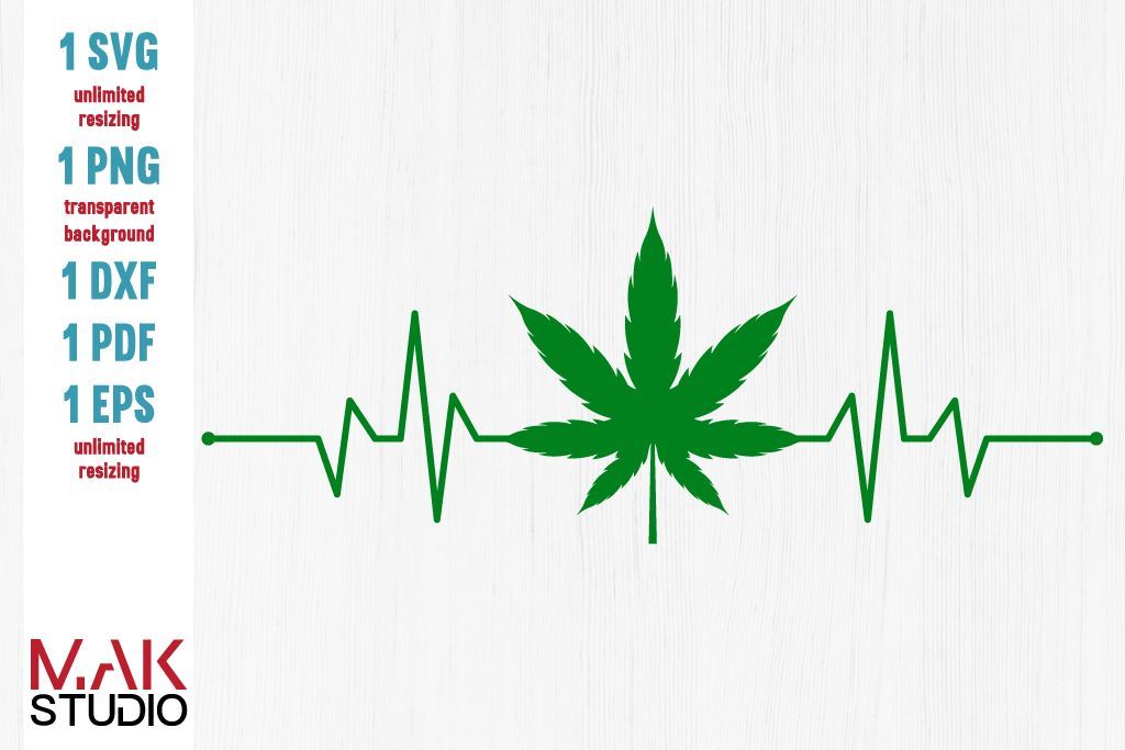Download Marijuana Heartbeat Svg Marijuana Svg Cannabis Leaf Svg Pot Weed Svg Medical Marijuana Svg So Fontsy