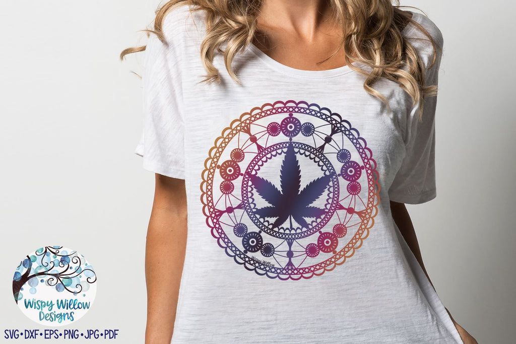 Download Marijuana Mandala SVG - So Fontsy