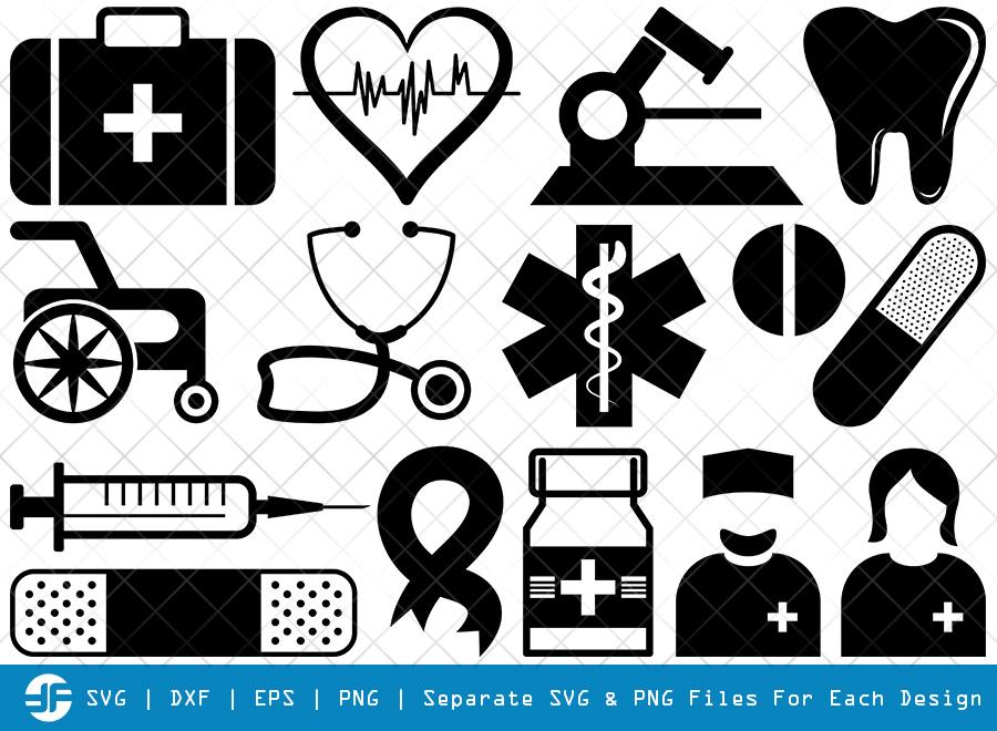 Download Medical Symbol Svg Cut Files Hospital Symbol Silhouette So Fontsy