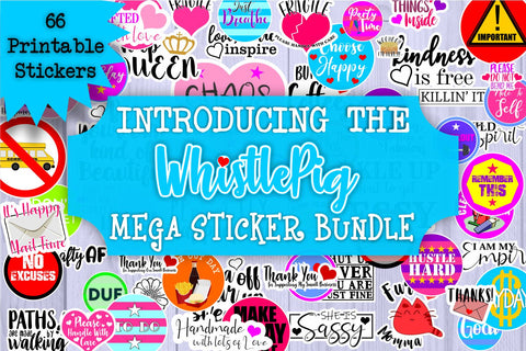 Download Mega Printable Sticker Bundle Stickers Bundle Small Business Stickers Planner Stickers Cute Stickers So Fontsy