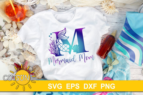 Free Free 260 Mermaid Monogram Svg SVG PNG EPS DXF File