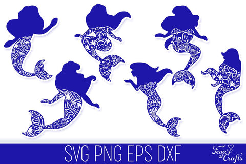 Free Free 228 Little Mermaid Mandala Svg SVG PNG EPS DXF File