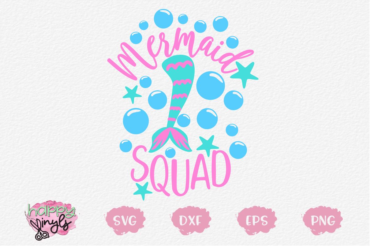 Download Mermaid Squad A Mermaid Svg So Fontsy