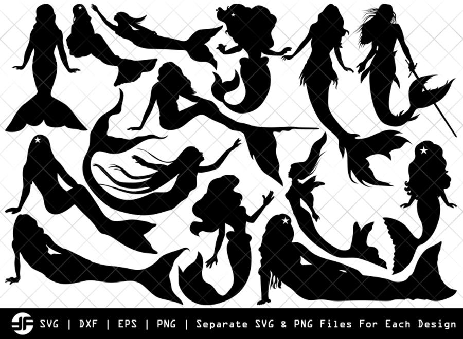 Free Free 122 Mermaid Silhouette Svg Free SVG PNG EPS DXF File