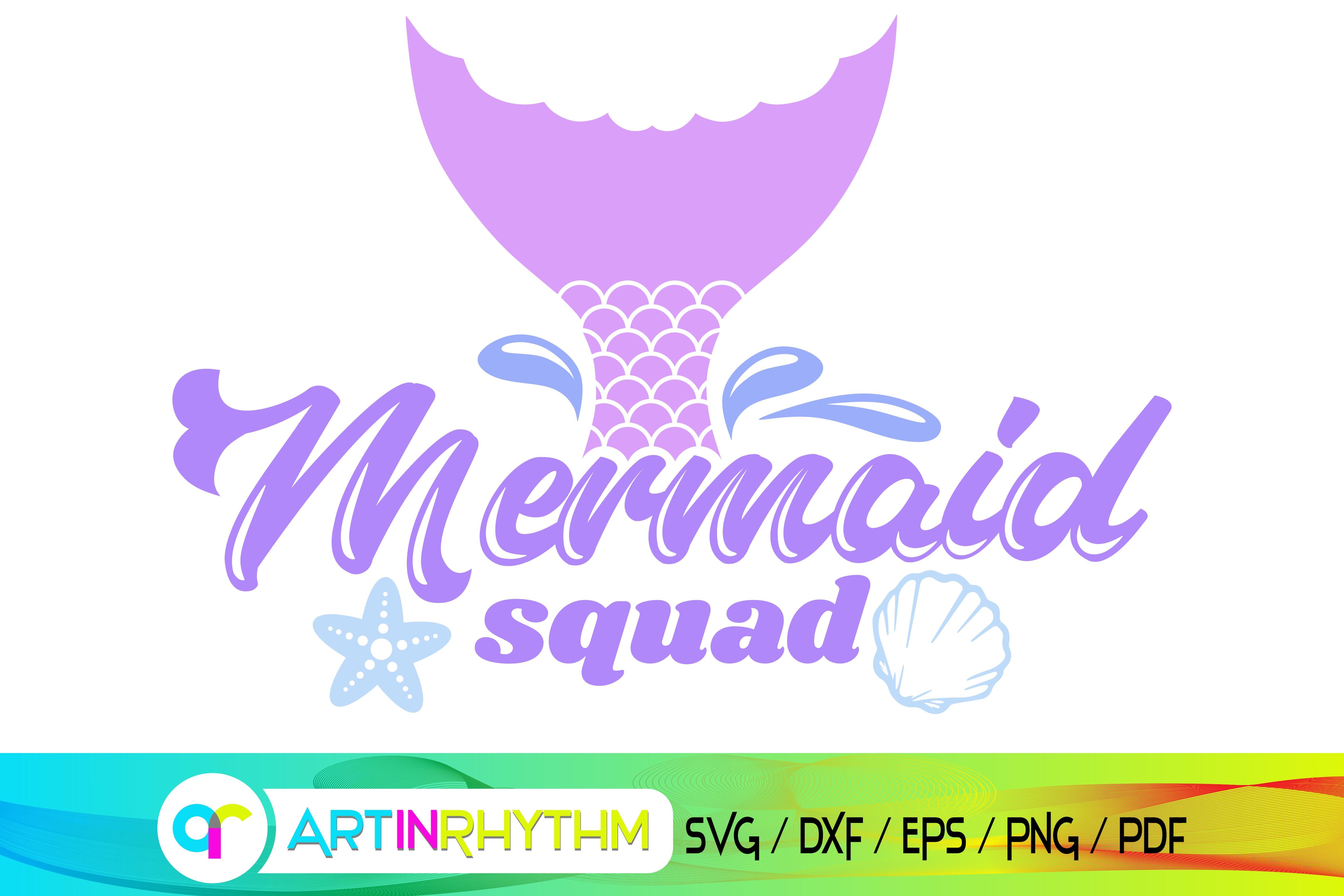 Download Mermaid Svg Mermaid Squad So Fontsy