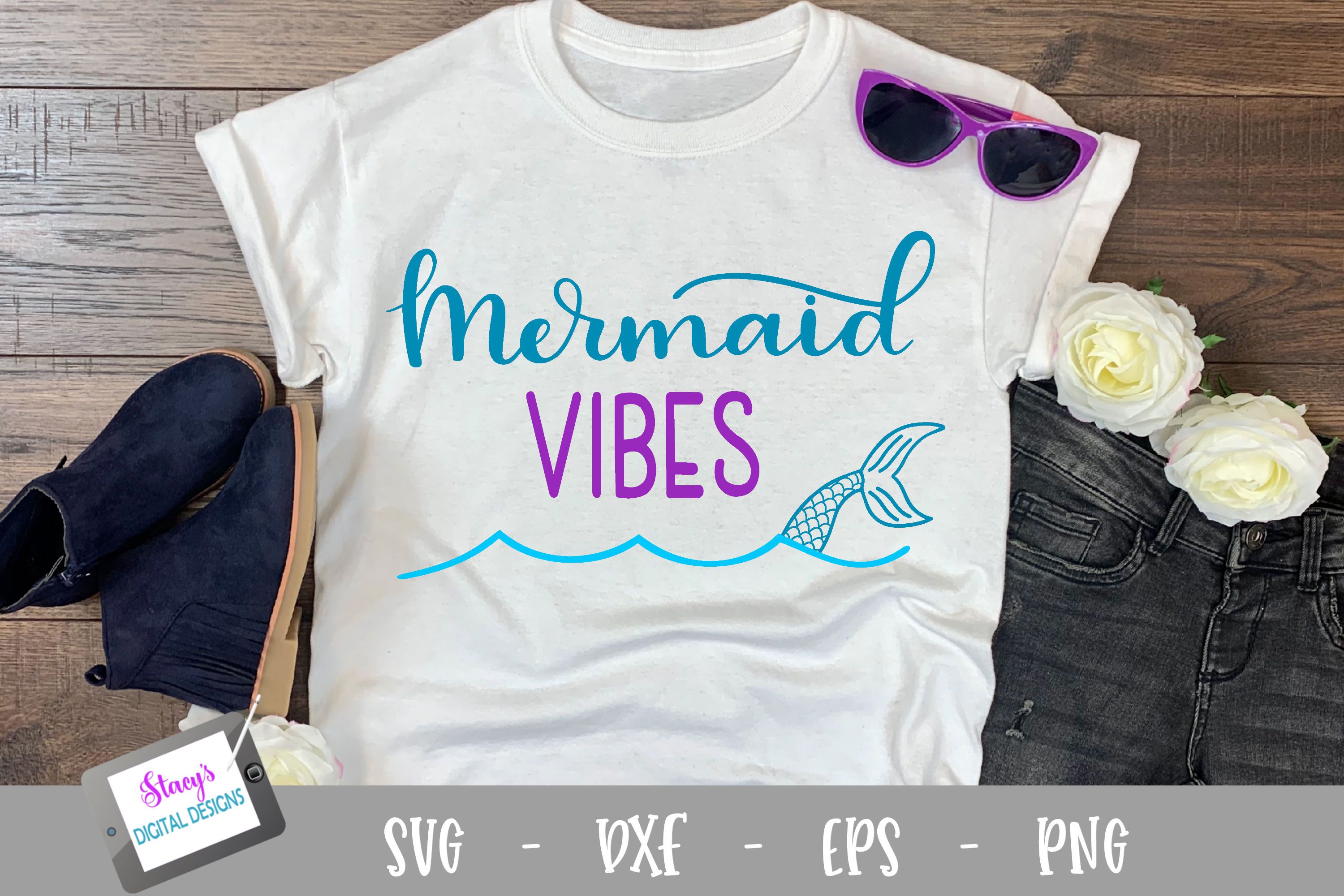 Free Free 100 Mermaid Vibes Svg SVG PNG EPS DXF File