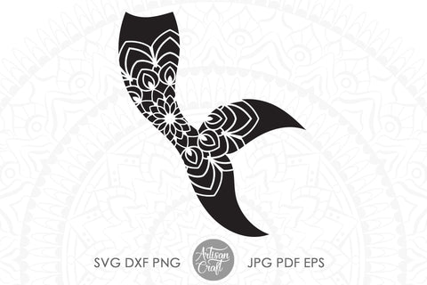 Download Mermaid Tail Mandala Svg Mermaid Tail Svg Mermaid Clipart So Fontsy