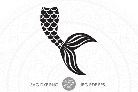 Mermaid Tail Svg Fish Scales So Fontsy