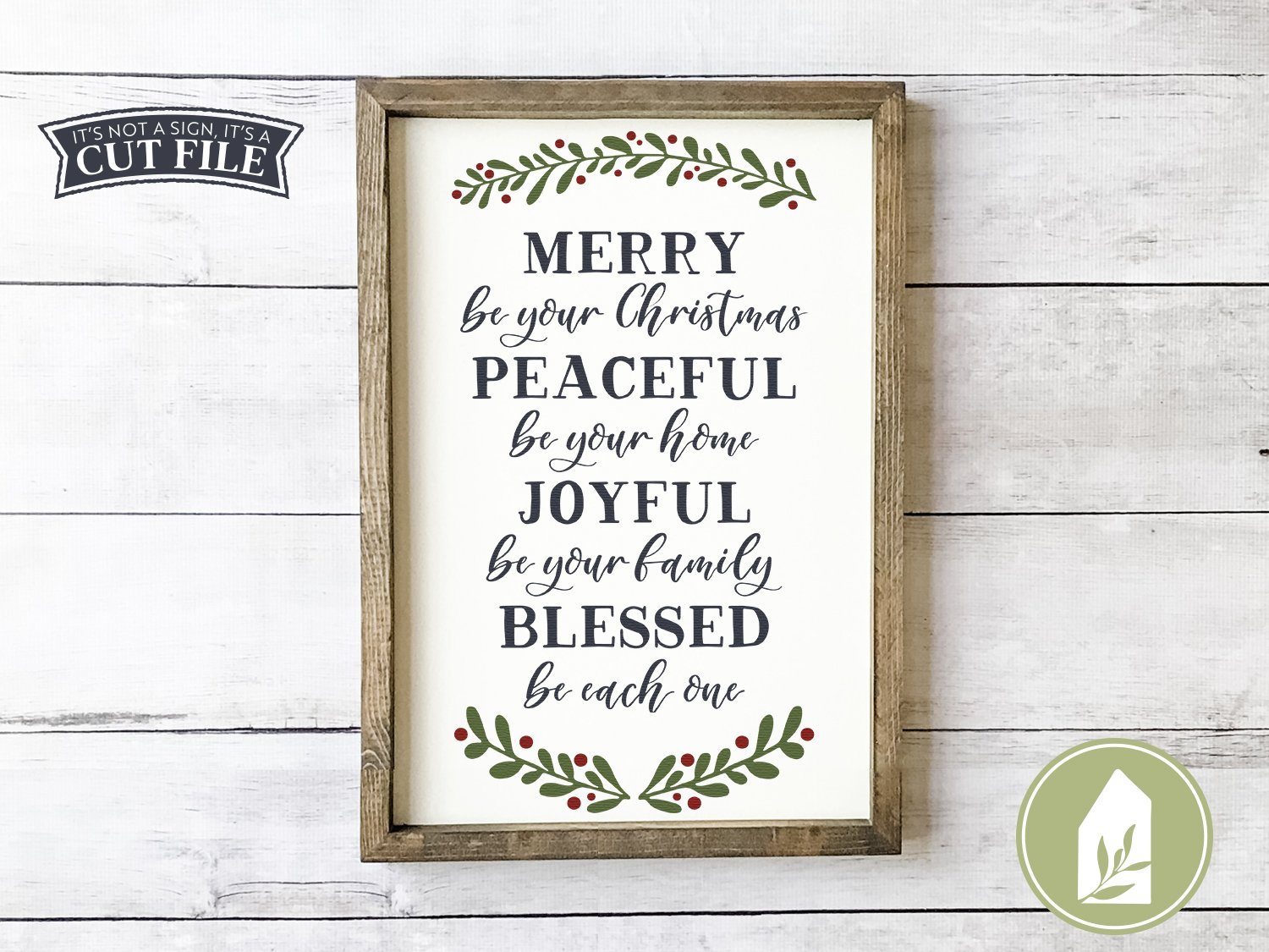 Download Merry Be Your Christmas Svg Christmas Wishes Svg Farmhouse Sign Design So Fontsy