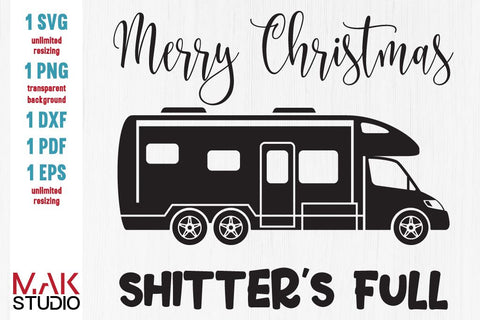 Download Merry Christmas Shitters Full Svg Cut File So Fontsy