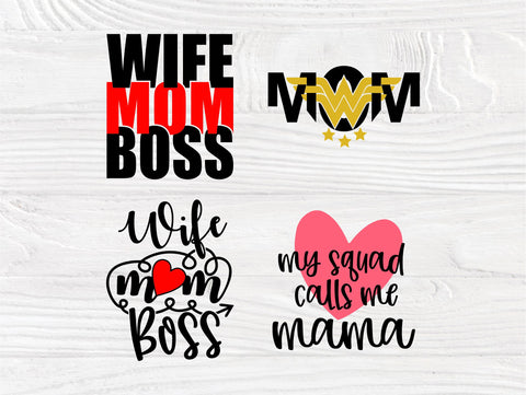 Download Mom Life Svg Bundle Mom Svg Funny Mom Quotes Svg Files For Cricut And Silhouette Mom Signs Wife Mom Boss Svg Wonder Woman Svg So Fontsy