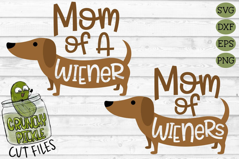 Download Mom of Wiener Dog Dachshund SVG File - So Fontsy