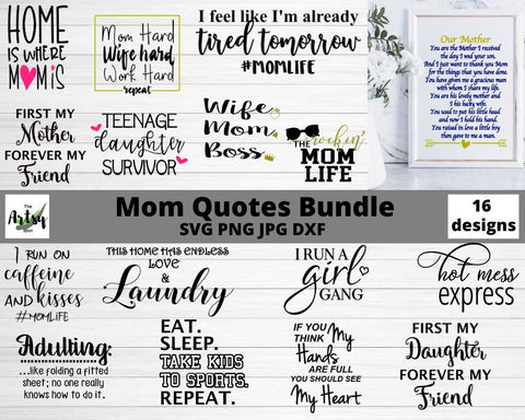 Download Mom Quotes Svg Mom Sayings Svg Mother S Day Svg Mom Svg Files So Fontsy