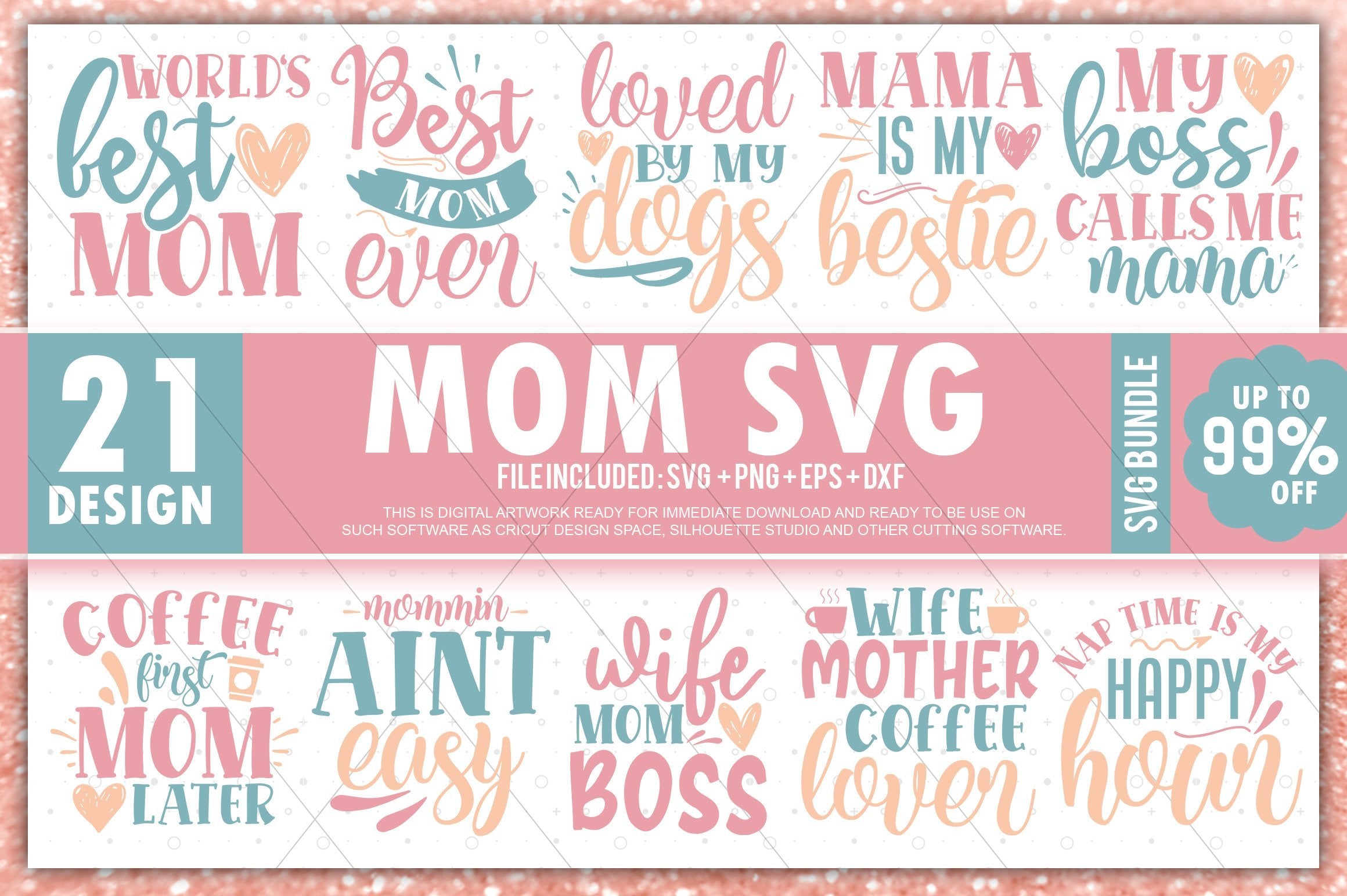 Download Mom Svg Bundle So Fontsy