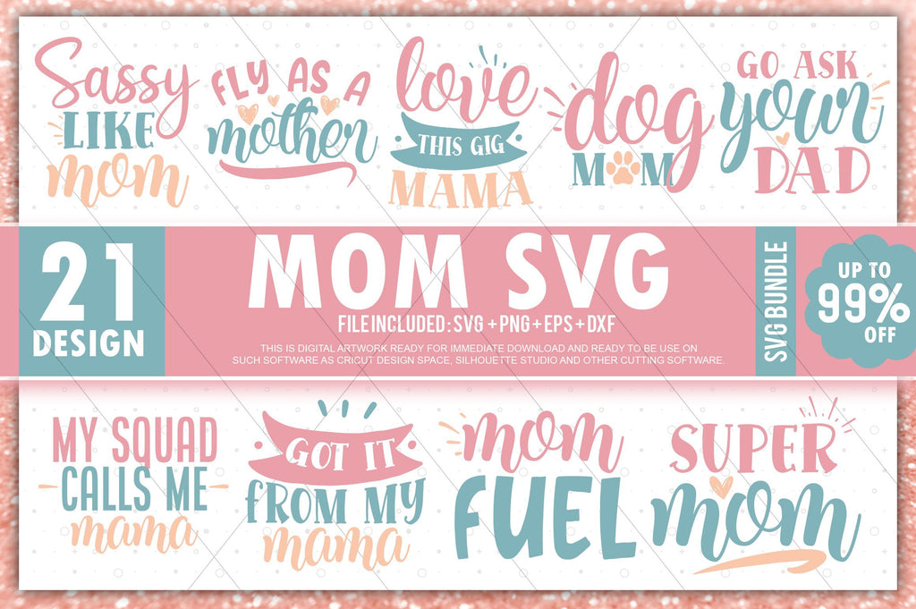 Mom Svg Bundle So Fontsy 