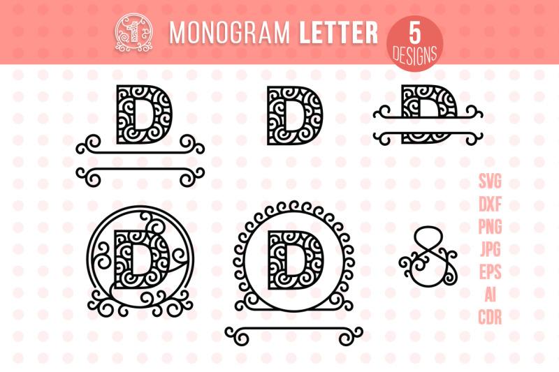 Download Monogram Letter D So Fontsy