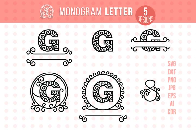 Download Monogram Letter G So Fontsy