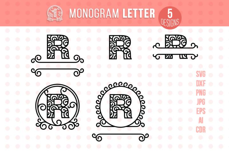 Download Monogram Letter R So Fontsy