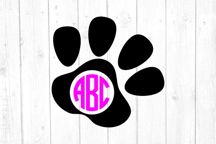 Download Monogram Paw Print Svg Dog Mom Svg Dog Svg Svg Files Printable Wall Art Farm Life Svg Home Svg Clipart Instant Download So Fontsy