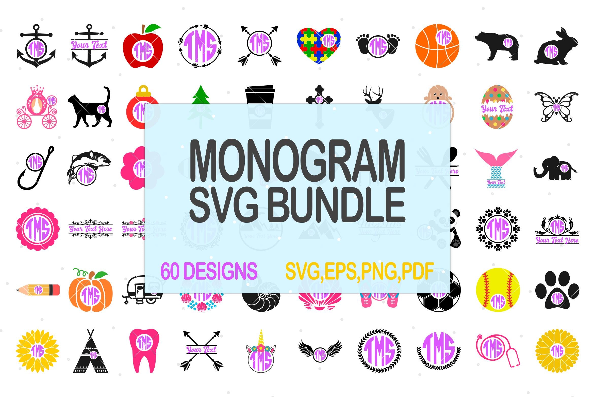 Download Monogram Svg Bundle So Fontsy
