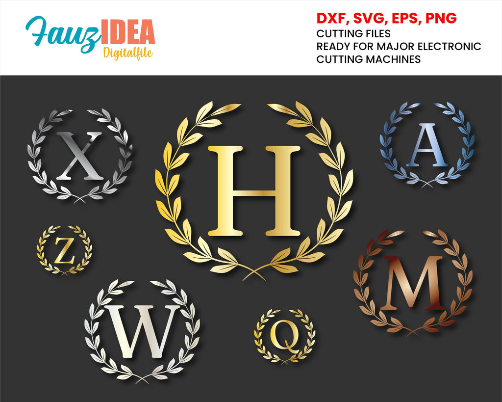 Download Split Monogram Svg Split Font Svg Monogram Frame Alphabet Initial Svg Glowforge 26 Individual Svg Cut Files For Cricut And Silhouette Clip Art Art Collectibles