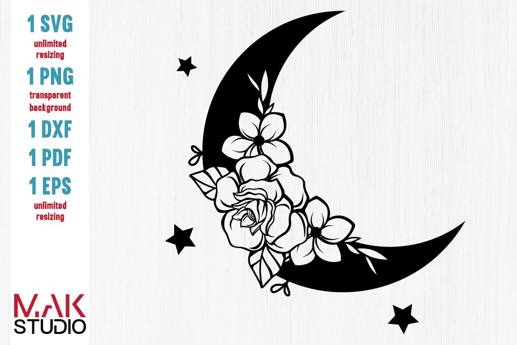 Free Free 143 Flower Moon Svg SVG PNG EPS DXF File