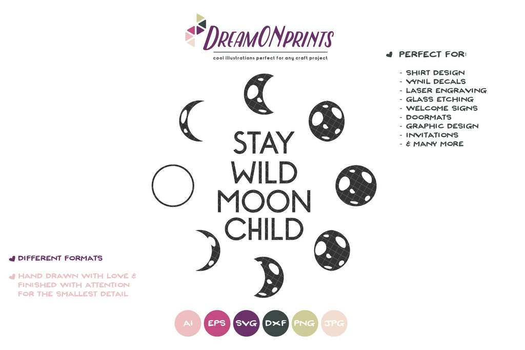 Download Moon Phases Svg Full Moon Svg Crescent Moon So Fontsy