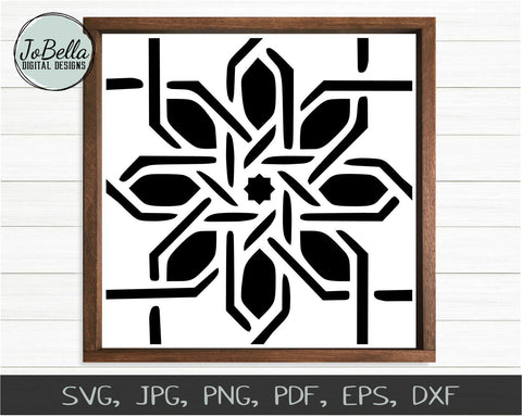 Download Moroccan Tile Svg Printable And Stencil Design Set Of 4 So Fontsy