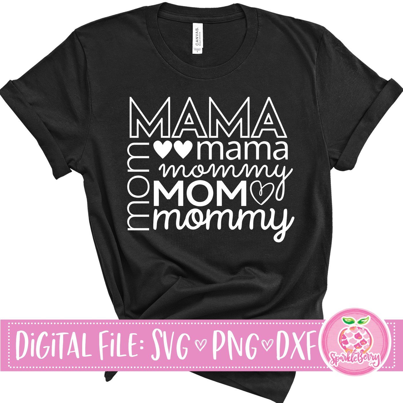 Mother S Day Mom Wordart Svg Dxf Cut File Png For Print And Sublimation So Fontsy