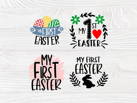 Download My First Easter Svg Cut Files Bundle Boy Girl So Fontsy