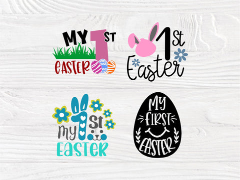 Download My First Easter Svg Cut Files Bundle Boy Girl So Fontsy