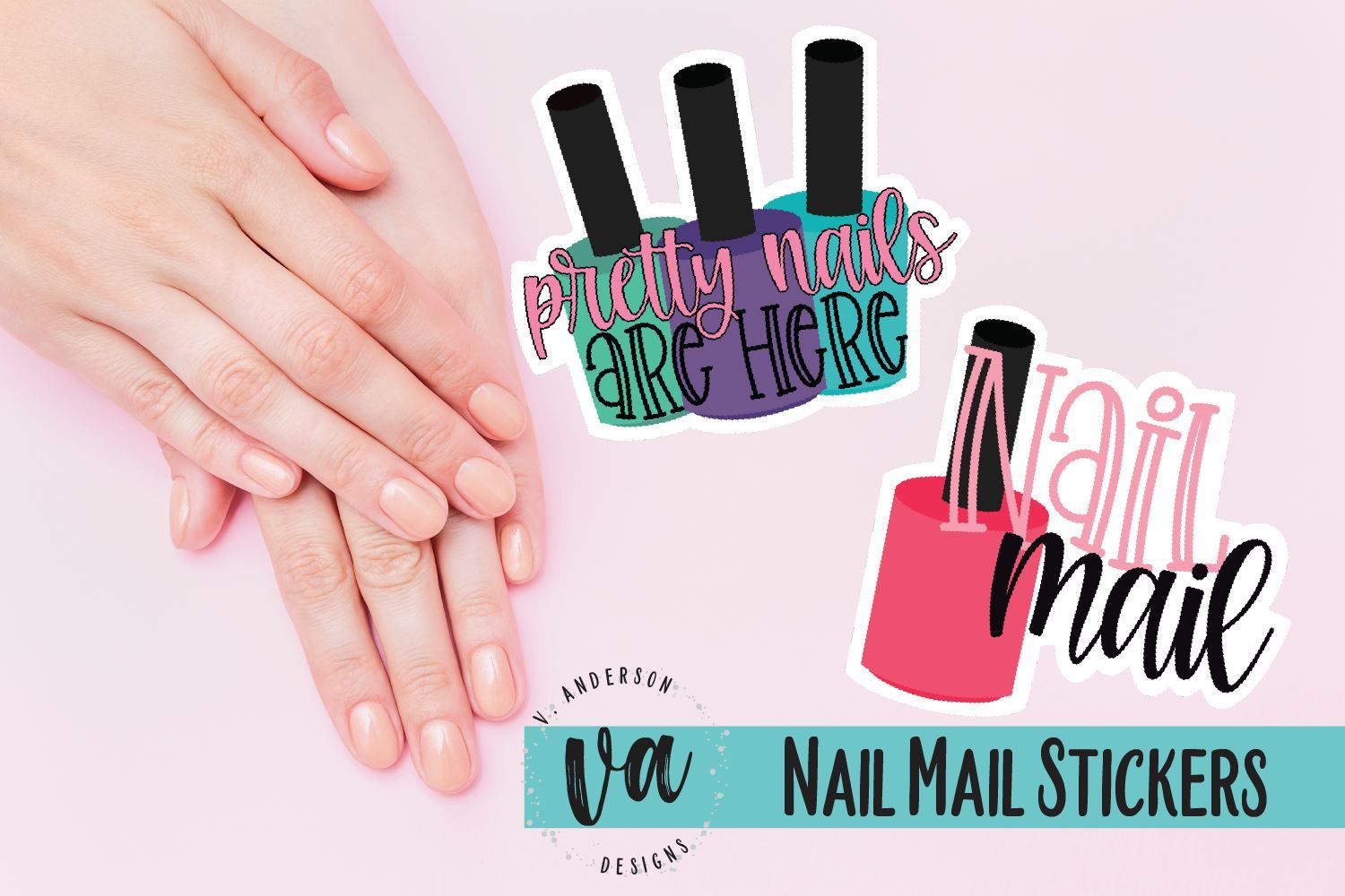 Download Nail Polish Nail Strips Sticker Bundle Pngs So Fontsy