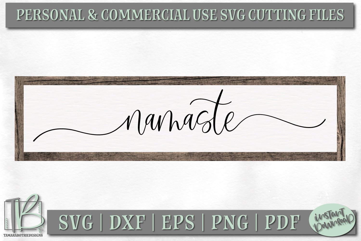 Download Namaste Svg File Yoga Svg Wood Sign Cut File So Fontsy