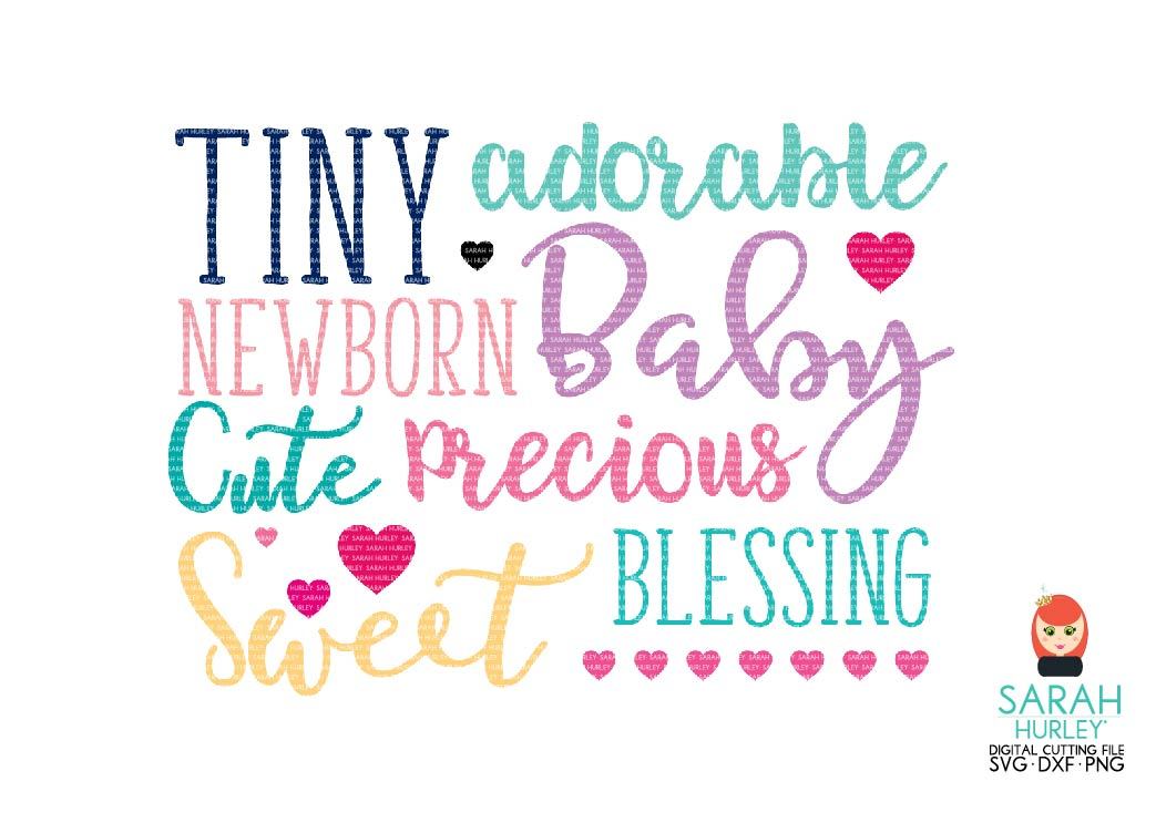 Download New Baby Word Art So Fontsy