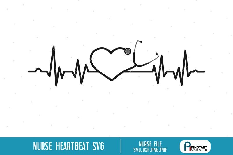 Nurse Heartbeat Svg - So Fontsy