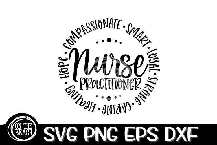 Download Nurse Practitioner Circle Words Svg Png Eps Dxf So Fontsy