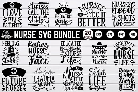 Download Nurse Svg Bundle Vol 2 So Fontsy