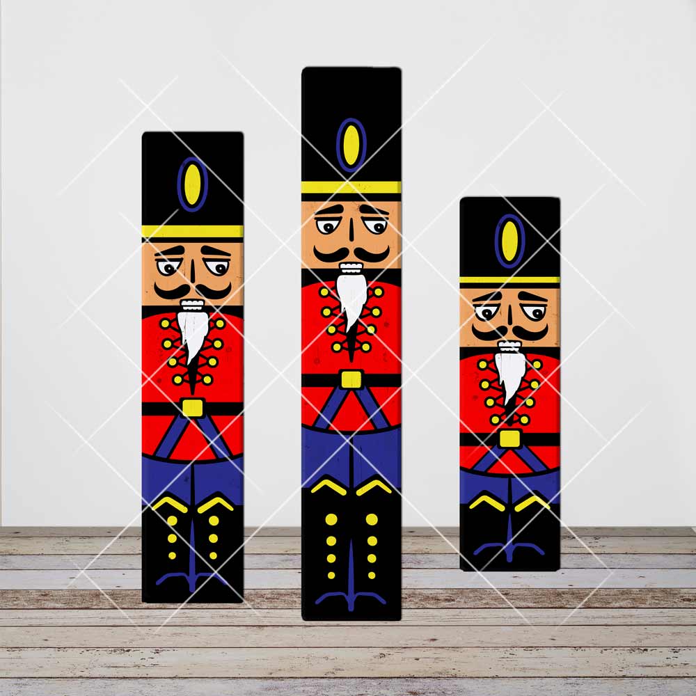 Download Nutcracker Christmas Svg File For Long Front Door Porch Sign 3 Sizes So Fontsy