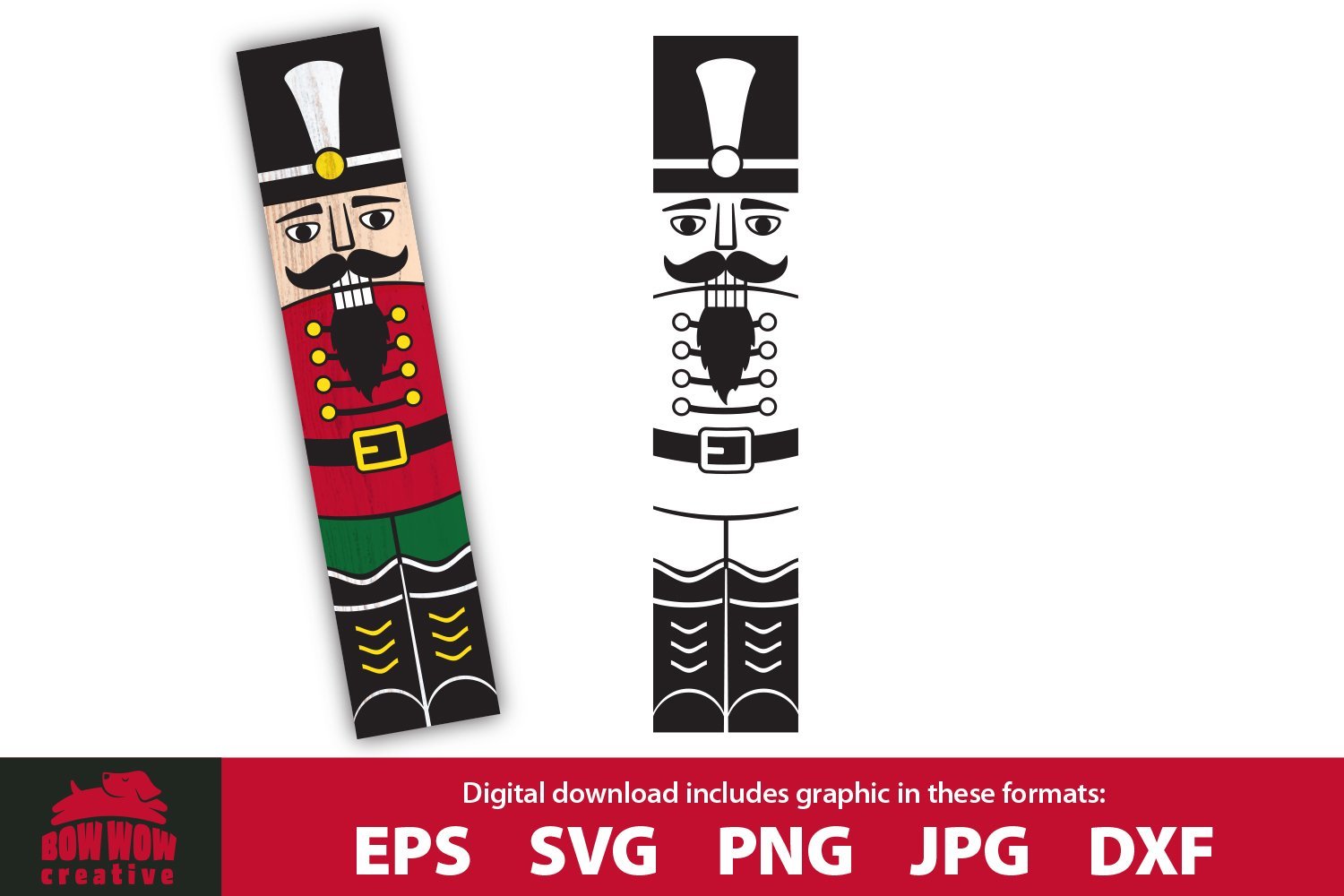 Download Nutcracker Soldier Christmas Porch Sign Sign Svg Cutting File So Fontsy