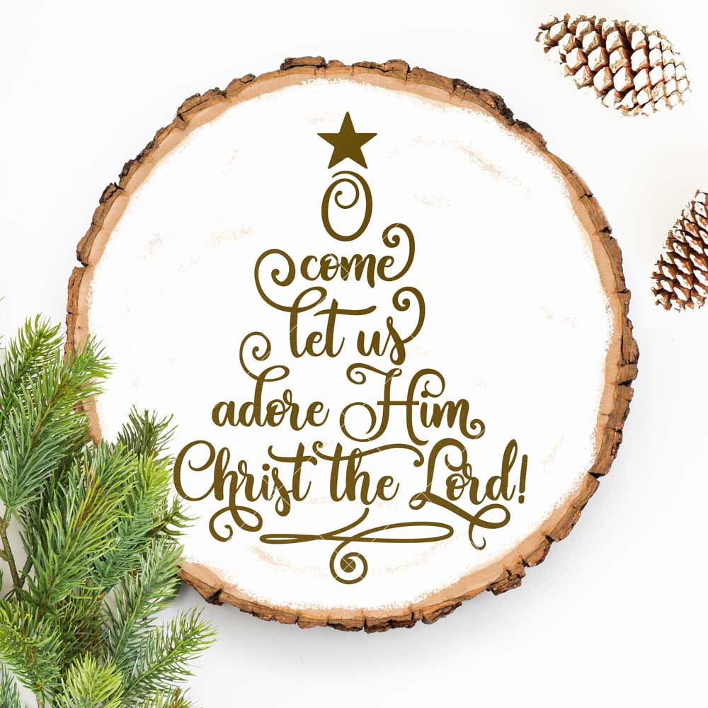 o come o ye faithful clipart